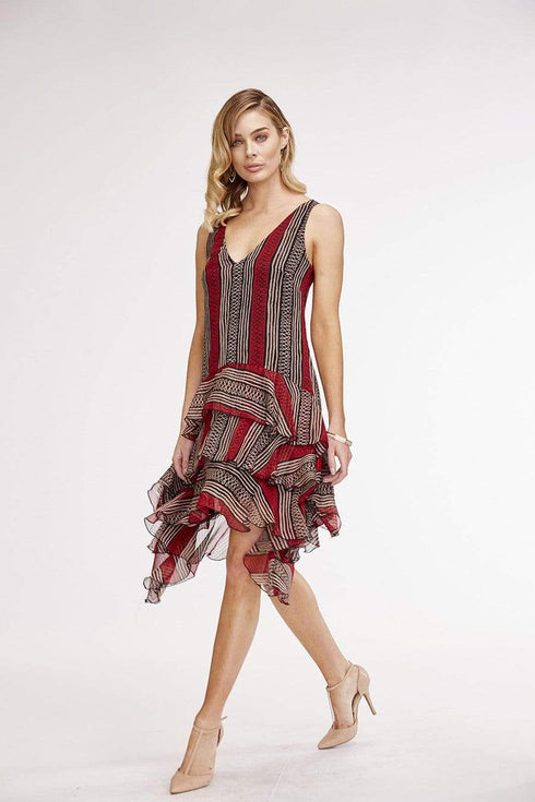Tavin Dress in Admiral Stripe